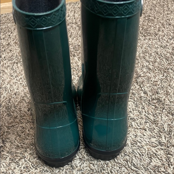 UGG Sienna Pine Green Rain‎ Boots size 7 - Picture 10 of 12